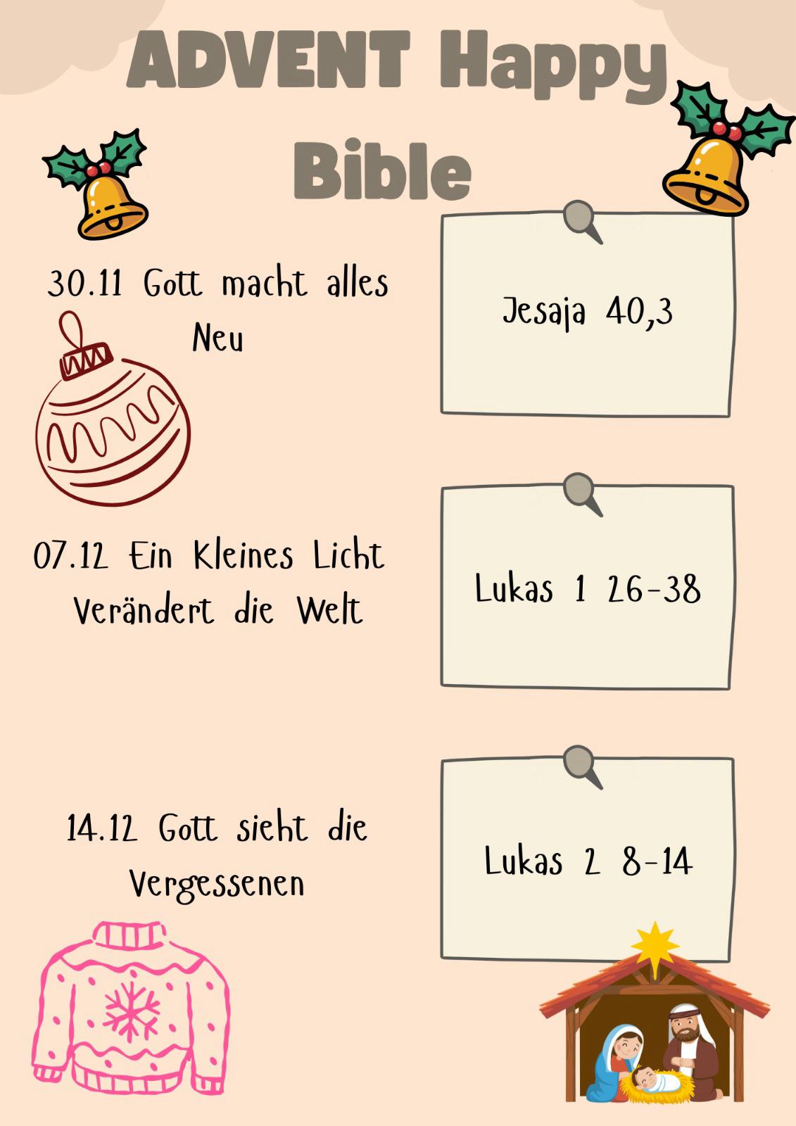 Happy Bible Flyer